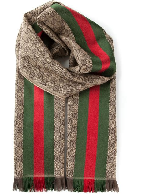 gucci print scarves for men|luxury scarf for men.